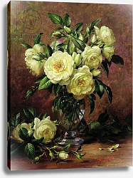 Постер Уильямс Альберт (совр) White Roses, A Gift from the Heart Постер Уильямс Альберт (совр) White Roses, A Gift from the Heart