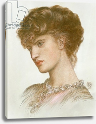 Постер Розетти Данте Portrait of Aglaia Coronio 1870 Постер Розетти Данте Portrait of Aglaia Coronio 1870