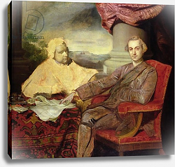Постер Рейнолдс Джошуа Portrait of Lord Rockingham and Edmund Burke c.1766 Постер Рейнолдс Джошуа Portrait of Lord Rockingham and Edmund Burke c.1766