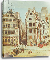 Постер Рагуне Николя The Cabaret 'A l'Image Notre-Dame', Place de Greve in 1751 Постер Рагуне Николя The Cabaret 'A l'Image Notre-Dame', Place de Greve in 1751