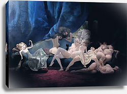 Постер Какульт Даниэль (совр) The Young Bride and her friends, from 'Bluebeard' by Charles Perrault Постер Какульт Даниэль (совр) The Young Bride and her friends, from 'Bluebeard' by Charles Perrault