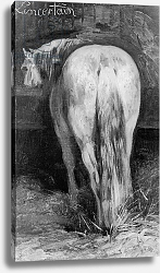 Постер Жерико Теодор Uncertain, the Horse in the Stable Постер Жерико Теодор Uncertain, the Horse in the Stable