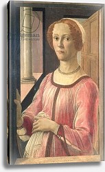 Постер Боттичелли Сандро (Sandro Botticelli) Smeralda Bandinelli, grandmother of the sculptor Baccio Bandinelli, c.1471 Постер Боттичелли Сандро (Sandro Botticelli) Smeralda Bandinelli, grandmother of the sculptor Baccio Bandinelli, c.1471
