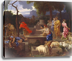 Постер Бурдон Себастьян Moses Defending the Daughters of Jethro Постер Бурдон Себастьян Moses Defending the Daughters of Jethro