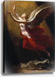 Постер Прюдон Пьер Study for The Soul Breaking Links with the Earth, c.1822 Постер Прюдон Пьер Study for The Soul Breaking Links with the Earth, c.1822
