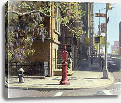 Постер Берроу Джулиан (совр) 91st Street at Lexington Avenue Постер Берроу Джулиан (совр) 91st Street at Lexington Avenue