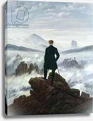 Постер Фридрих Каспар (Caspar David Friedrich) The Wanderer above the Sea of Fog, 1818 Постер Фридрих Каспар (Caspar David Friedrich) The Wanderer above the Sea of Fog, 1818