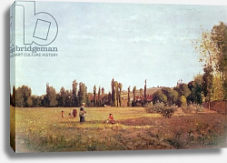 Постер Писсарро Камиль (Camille Pissarro) La Varenne de St. Hilaire, 1863 Постер Писсарро Камиль (Camille Pissarro) La Varenne de St. Hilaire, 1863