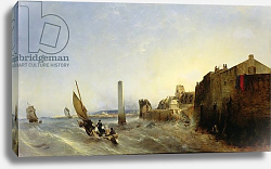 Постер Пети Жан View of Napoleon Quay at Cherbourg, 1838 Постер Пети Жан View of Napoleon Quay at Cherbourg, 1838