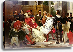 Постер Верне Эмиль Pope Julius II ordering to construct St. Peter's, 1827 2 Постер Верне Эмиль Pope Julius II ordering to construct St. Peter's, 1827 2