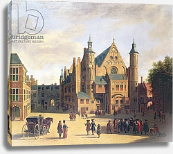 Постер Беркхейде Геррит A Town Square in Haarlem Постер Беркхейде Геррит A Town Square in Haarlem