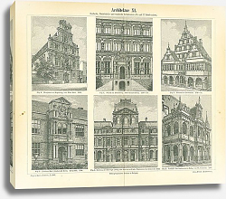 Постер Архитектра XI. Deutsche, franzosische und englische Renaissance (16 und 17 Jahrhundert) Постер Архитектра XI. Deutsche, franzosische und englische Renaissance (16 und 17 Jahrhundert)