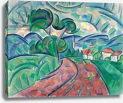 Постер Баранов-Россине Владимир (совр) The Road to the Village; La route au village, c.1908-1912 Постер Баранов-Россине Владимир (совр) The Road to the Village; La route au village, c.1908-1912
