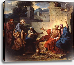 Постер Винсент Франсуа Job Being Scolded by his Wife, c.1790 Постер Винсент Франсуа Job Being Scolded by his Wife, c.1790