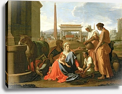 Постер Пуссен Никола (Nicolas Poussin) The Rest on the Flight into Egypt 2 Постер Пуссен Никола (Nicolas Poussin) The Rest on the Flight into Egypt 2