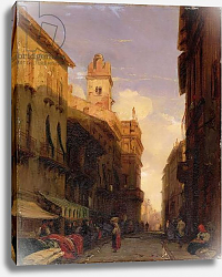 Постер Бонингтон Ричард View of Prince Maffei's Palace, Verona, c.1826-27 Постер Бонингтон Ричард View of Prince Maffei's Palace, Verona, c.1826-27