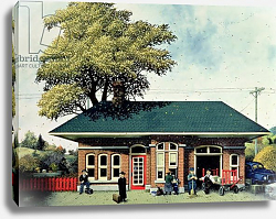 Постер Поулин Стефан The Train Station, Autumn, from The Four Seasons in Quebec Постер Поулин Стефан The Train Station, Autumn, from The Four Seasons in Quebec