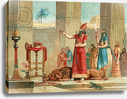 Постер Байксерас Дионисио Ashurbanipal offering lions in sacrifice Постер Байксерас Дионисио Ashurbanipal offering lions in sacrifice
