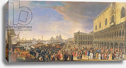 Постер Карлеварис Лука Arrival of the Comte Languet de Gergy at the Palazzo Ducale, Venice, November 1726 Постер Карлеварис Лука Arrival of the Comte Languet de Gergy at the Palazzo Ducale, Venice, November 1726