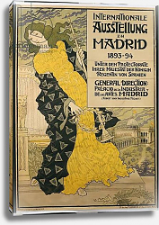 Постер Грассе Евген Poster advertising 'Internationale Austellung zu Madrid', 1893 Постер Грассе Евген Poster advertising 'Internationale Austellung zu Madrid', 1893