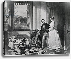 Постер Лэндсир Эдвин Windsor Castle in modern times, from the painting of 1843 Постер Лэндсир Эдвин Windsor Castle in modern times, from the painting of 1843