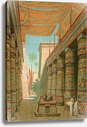 Постер Байксерас Дионисио Interior of a palace of an Egyptian ruler Постер Байксерас Дионисио Interior of a palace of an Egyptian ruler