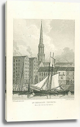 Постер St. George's Church, from thr Docks Liverpool Постер St. George's Church, from thr Docks Liverpool