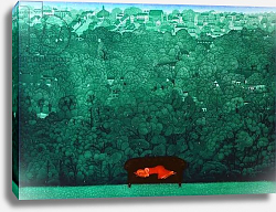 Постер Айда Эмико (совр) Reverie in the rain, 2009, Постер Айда Эмико (совр) Reverie in the rain, 2009,