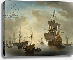 Постер Монами Питер British Man-o'-War Firing a Salute Постер Монами Питер British Man-o'-War Firing a Salute