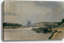 Постер Лепин Станислас The Seine from the Quai de la Rapee Постер Лепин Станислас The Seine from the Quai de la Rapee