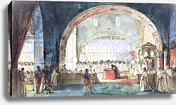 Постер Гране Франсуа The meeting of the Chapter of the Order of the Temple held in Paris in 1147 Постер Гране Франсуа The meeting of the Chapter of the Order of the Temple held in Paris in 1147