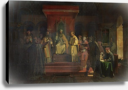 Постер Гране Франсуа Institution of the Order of the Templars in 1128, 1840 Постер Гране Франсуа Institution of the Order of the Templars in 1128, 1840