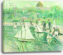 Постер Лоусон Эрнест Model Sailboat Pond, Central Park, New York Постер Лоусон Эрнест Model Sailboat Pond, Central Park, New York