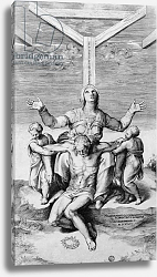 Постер Буанаротти Микелеанжело (последователи) Pieta, engraved by Giulio Bonasone, 1556 Постер Буанаротти Микелеанжело (последователи) Pieta, engraved by Giulio Bonasone, 1556