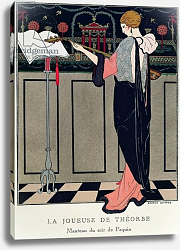 Постер Барбье Джордж Summer Evening Wear from Art Gout Beaute, 1922 Постер Барбье Джордж Summer Evening Wear from Art Gout Beaute, 1922