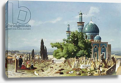 Постер Жером Жан Леон The Fields of Rest, Brousse, c.1876 Постер Жером Жан Леон The Fields of Rest, Brousse, c.1876