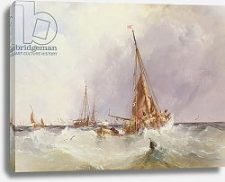 Постер Чамберс Джордж Shipping in the Solent, 19th century Постер Чамберс Джордж Shipping in the Solent, 19th century