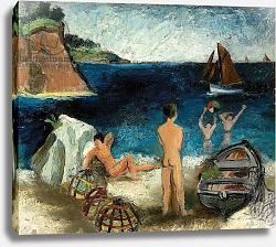 Постер Вуд Кристофер Bathers by the Sea, Treboul, 1930 Постер Вуд Кристофер Bathers by the Sea, Treboul, 1930