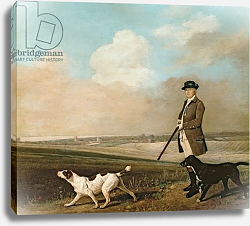 Постер Стаббс Джордж Sir John Nelthorpe, 6th Baronet out Shooting with his Dogs in Barton Field, Lincolnshire, 1776 Постер Стаббс Джордж Sir John Nelthorpe, 6th Baronet out Shooting with his Dogs in Barton Field, Lincolnshire, 1776