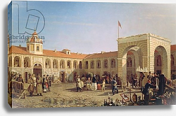 Постер Верещагин Петр Apraksin Market in St. Petersburg, 1862 Постер Верещагин Петр Apraksin Market in St. Petersburg, 1862