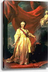 Постер Левицкий Дмитрий Portrait of Catherine the Great as Lawgiver in the Temple of the Goddess of Justice, early 1780s Постер Левицкий Дмитрий Portrait of Catherine the Great as Lawgiver in the Temple of the Goddess of Justice, early 1780s