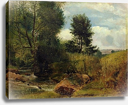Постер Констейбл Лионель View on the River Sid, near Sidmouth, c.1852 Постер Констейбл Лионель View on the River Sid, near Sidmouth, c.1852