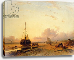 Постер Лейкерт Шарль Beach Scene with Fishing Boats Постер Лейкерт Шарль Beach Scene with Fishing Boats