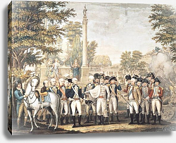 Постер Школа: Америка (18 в) The British Surrendering to General Washington after their Defeat at Yorktown Постер Школа: Америка (18 в) The British Surrendering to General Washington after their Defeat at Yorktown