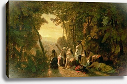 Постер Диаз ла Пенья Weeping of the Daughter of Jephthah, 1846 Постер Диаз ла Пенья Weeping of the Daughter of Jephthah, 1846