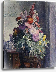 Постер Лебаск Анри Interior with Bouquet of Flowers; Interieur au Bouquet de Fleurs, Постер Лебаск Анри Interior with Bouquet of Flowers; Interieur au Bouquet de Fleurs,
