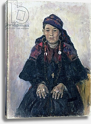 Постер Суриков Василий Portrait of a Cossack Woman, 1909 Постер Суриков Василий Portrait of a Cossack Woman, 1909