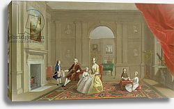 Постер Девис Артур The John Bacon Family, c.1742-43 Постер Девис Артур The John Bacon Family, c.1742-43