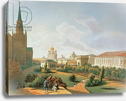 Постер Школа: Французская The Alexander Garden in Moscow, printed by Jacottet and Bachelier, 1830 Постер Школа: Французская The Alexander Garden in Moscow, printed by Jacottet and Bachelier, 1830