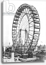 Постер Американский фотограф The ferris wheel at the World's Columbian Exposition of 1893 in Chicago Постер Американский фотограф The ferris wheel at the World's Columbian Exposition of 1893 in Chicago